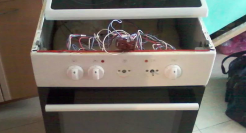 Ремонт керамической электроплиты. Фрязино