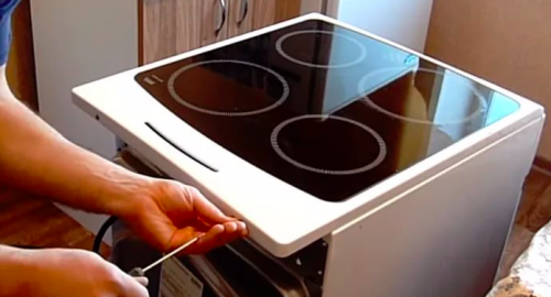 Ремонт сенсорной электроплиты. Фрязино